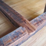 Barnwood Oak Table Dovetail